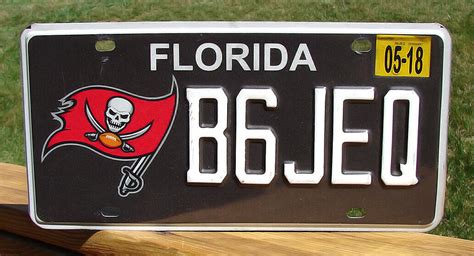 tampa bay license plate florida